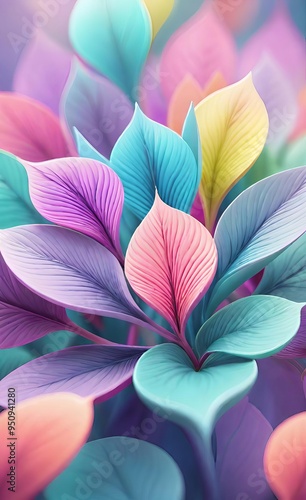 Wallpaper Mural pink and yellow flowers Torontodigital.ca