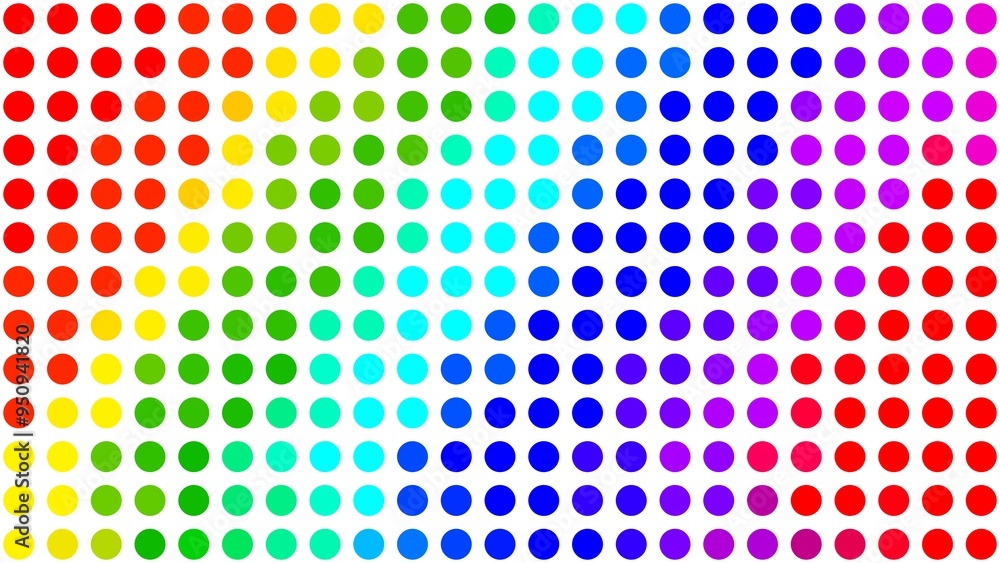 Abstract colorful dots on white background. Abstract colorful dots on white background.