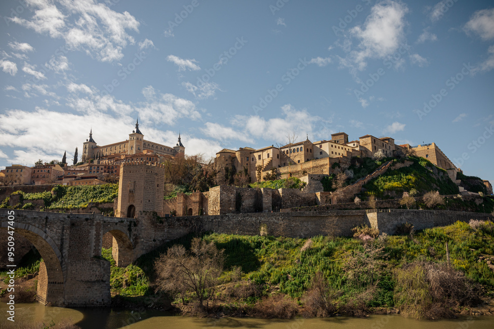 Panoramic of Toledo in a sunny day Panoramic of Toledo in a sunny day