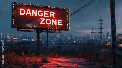 DANGER ZONE in crimson red color.