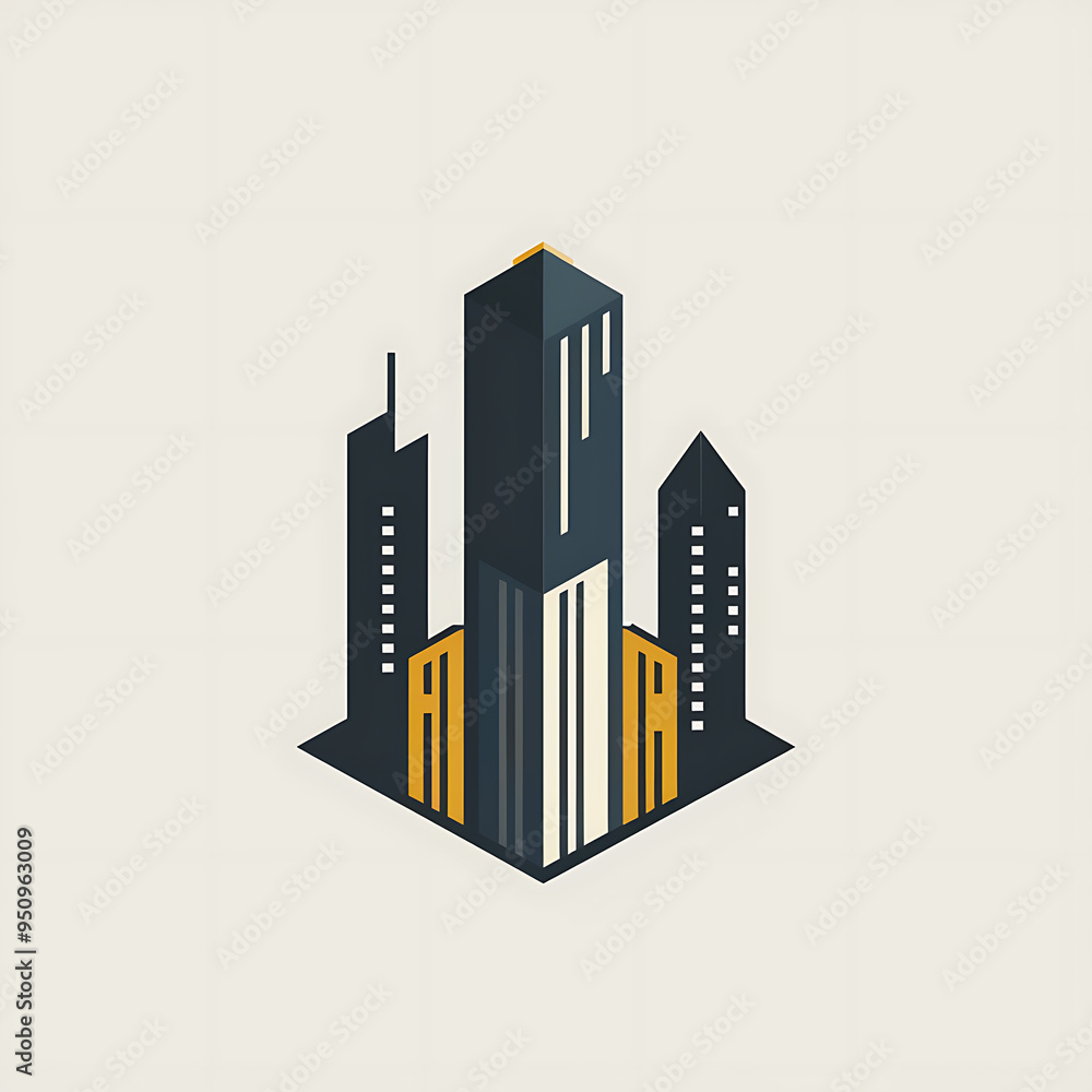 Fototapeta premium building logo