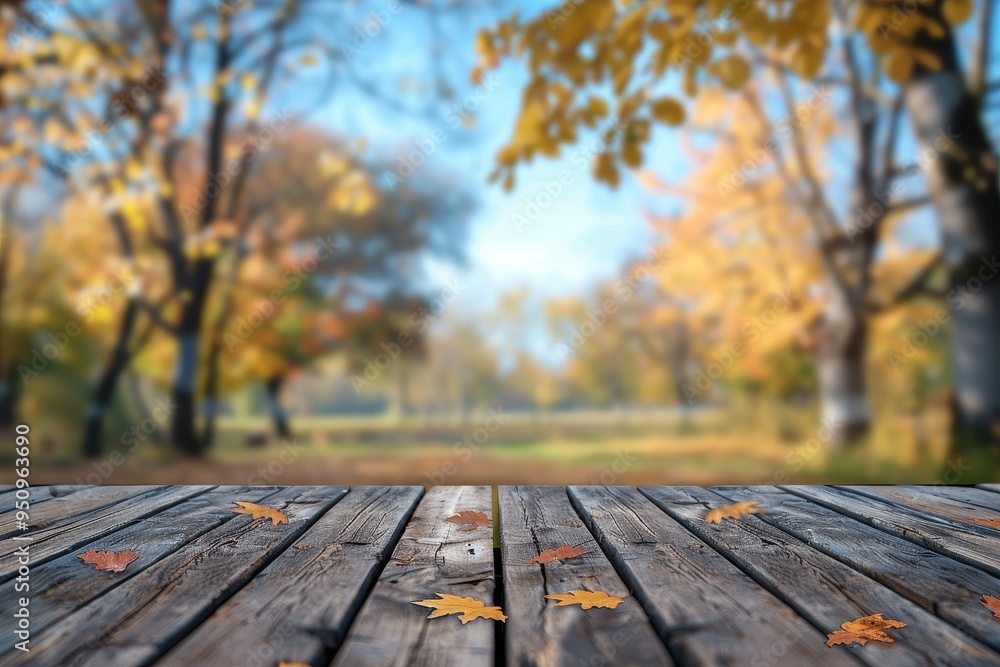 Blurry background of wooden perspective Blurry background of wooden perspective