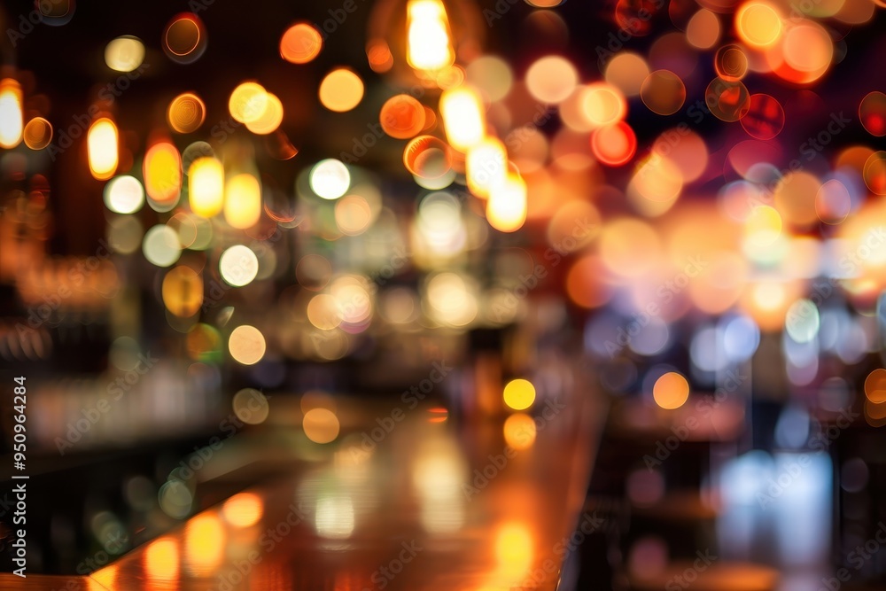 Blurry night bar background Blurry night bar background