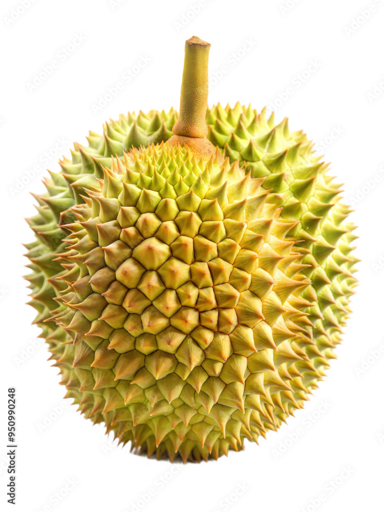 Generate Durian isolate on white background. Generate Durian isolate on white background.