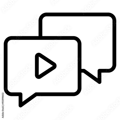 Video Message Icons