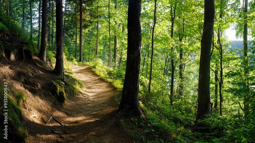 Fototapeta premium trail in the forest