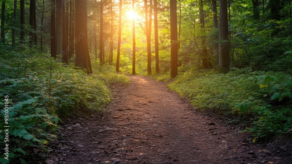 Fototapeta premium trail in the forest