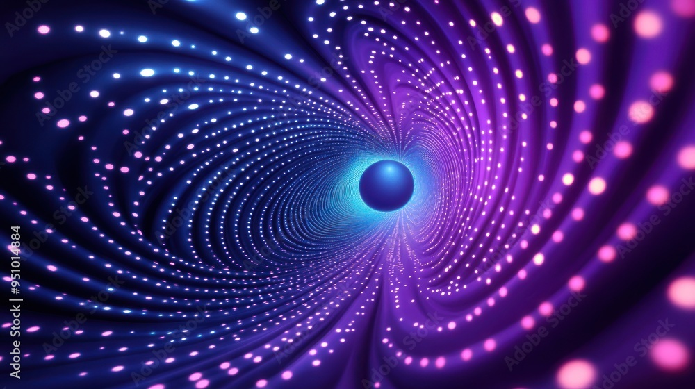 Abstract Tunnel of Light and Color Abstract Tunnel of Light and Color