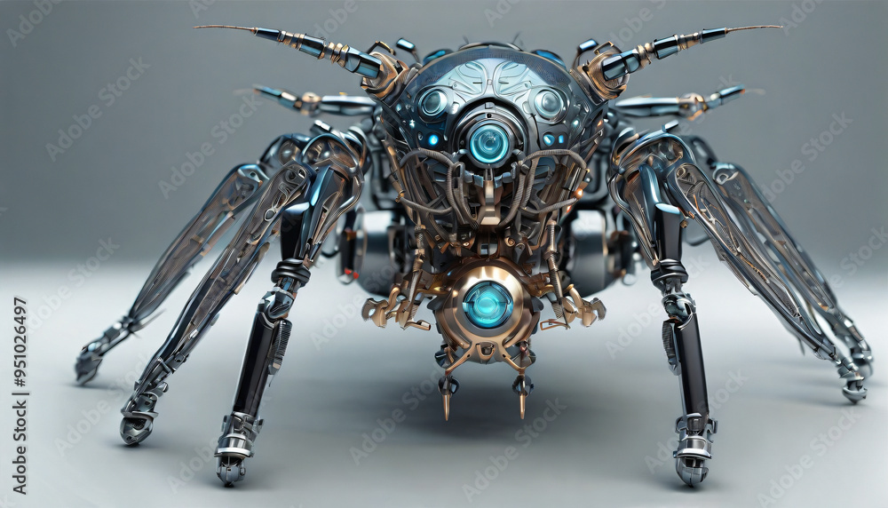 Cybernetic Arachnid: A Mechanical Masterpiece Cybernetic Arachnid: A Mechanical Masterpiece