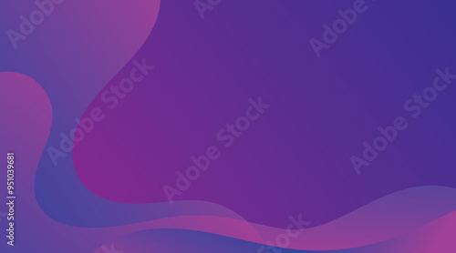 Abstract border background with purple gradient wavy shapes flowing smoothly, suitable for website, banner, wallpaper design