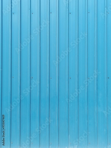 Sky blue walls. Symmetrical line background.