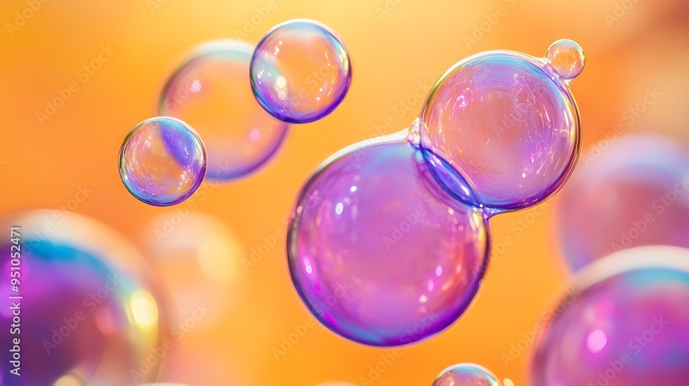 Purple Soap Bubbles on Orange Background, Abstract Image, Texture, Pattern, Wallpaper, Cover and Screen for Smartphone, PC, Laptop, 9:16 and 16:9 Format Purple Soap Bubbles on Orange Background, Abstract Image, Texture, Pattern, Wallpaper, Cover and Screen for Smartphone, PC, Laptop, 9:16 and 16:9 Format