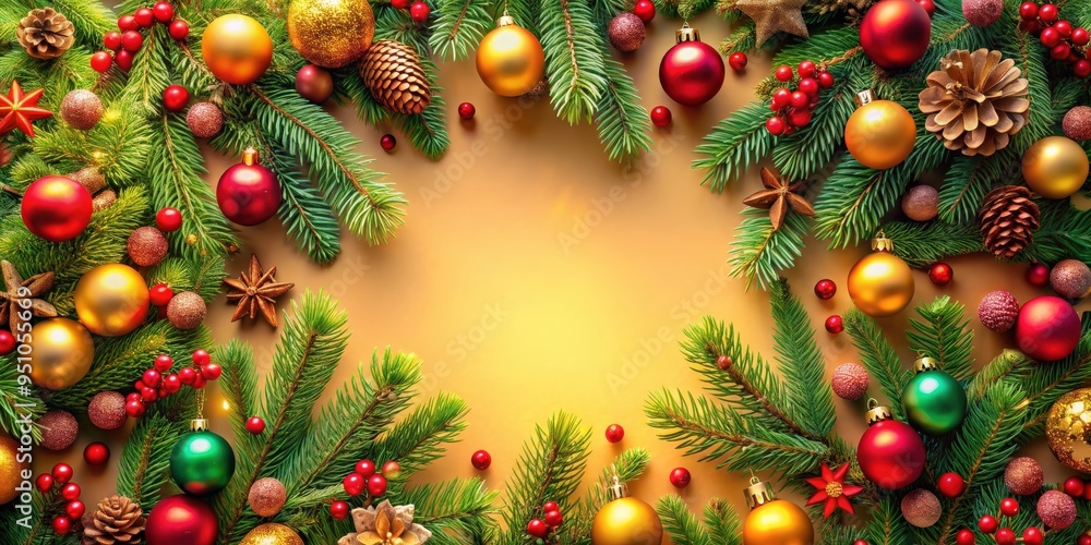 Vibrant render of festive background for the 12th day of Christmas celebration Vibrant render of festive background for the 12th day of Christmas celebration