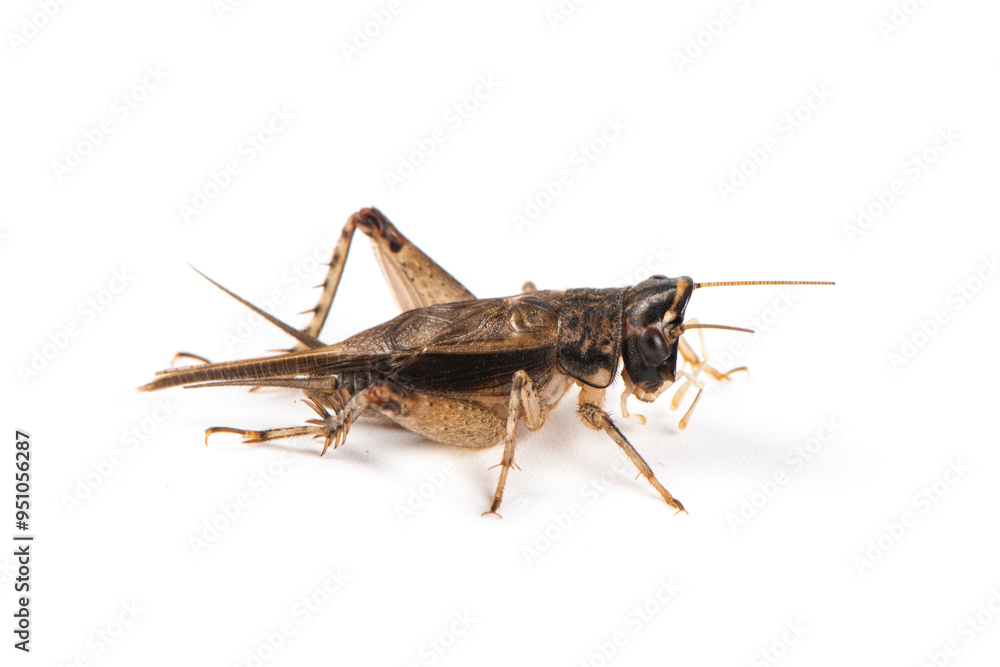 Gryllidae , Cricket isolated on white background. Gryllidae , Cricket isolated on white background.