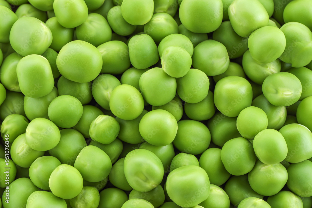 Fresh green peas as background, top view Fresh green peas as background, top view
