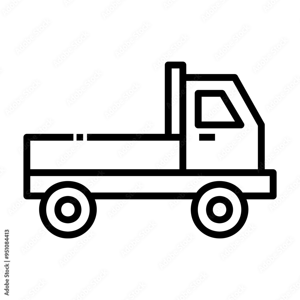 pick up car Line Icon pick up car Line Icon