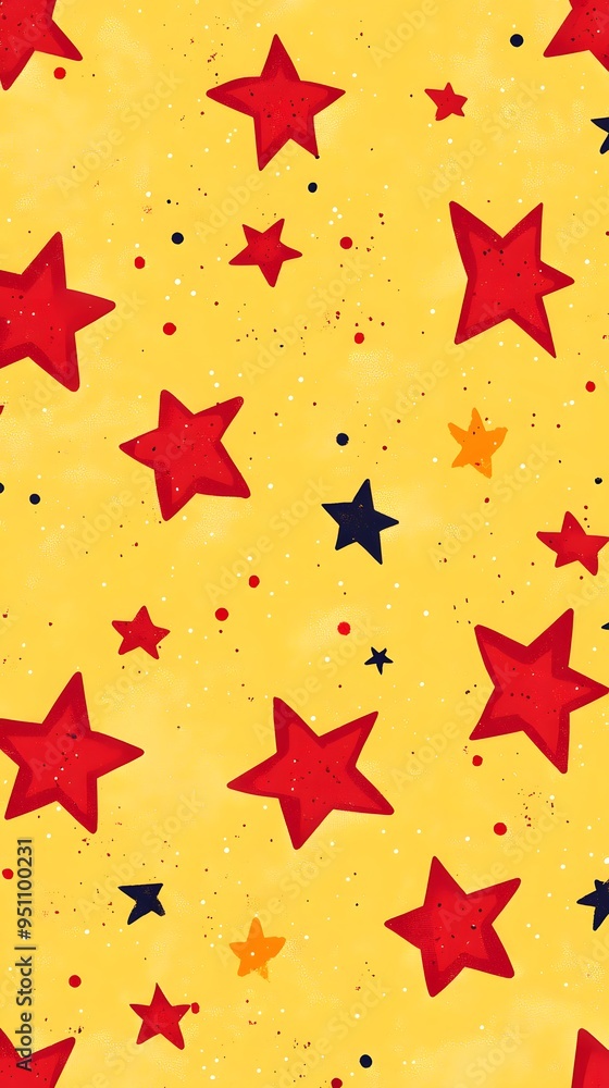 Red Stars on Yellow Background, Abstract Image, Texture, Pattern, Wallpaper, Cover and Screen for Smartphone, PC, Laptop, 9:16 and 16:9 Format Red Stars on Yellow Background, Abstract Image, Texture, Pattern, Wallpaper, Cover and Screen for Smartphone, PC, Laptop, 9:16 and 16:9 Format