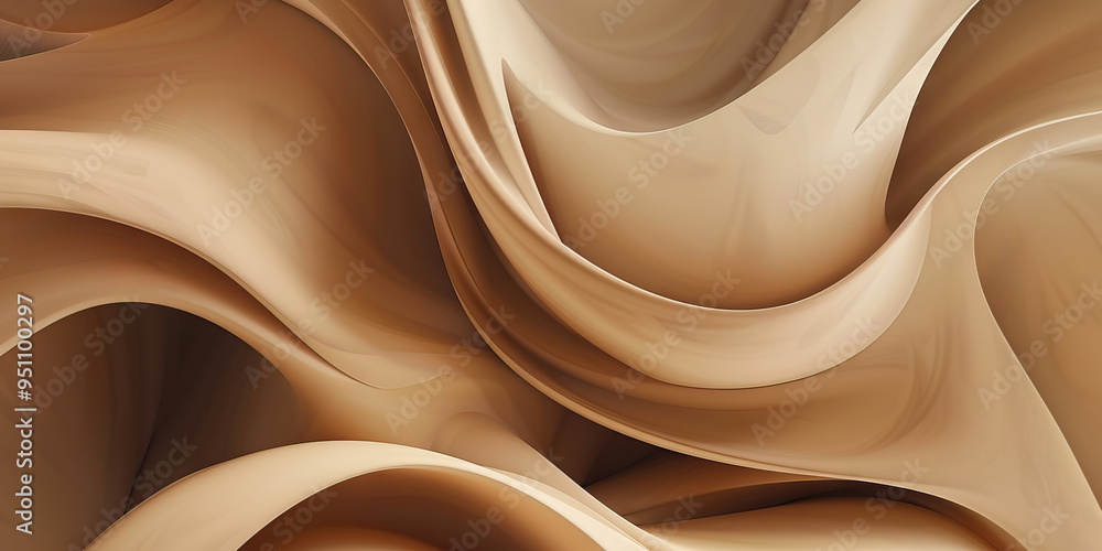 Abstract, swirling shapes and textures, in muted colors like taupe or camel, to convey a sense of calm and balance in a work environment. Abstract, swirling shapes and textures, in muted colors like taupe or camel, to convey a sense of calm and balance in a work environment.