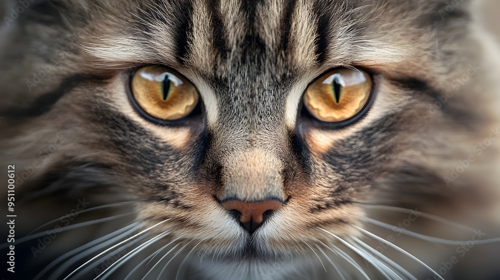 Captivating Closeup of a Maine Coon Cat s Striking Eyes and Tufted Ears A Mesmerizing Portrait Showcasing the Feline s Regal and Enchanting Features Captivating Closeup of a Maine Coon Cat s Striking Eyes and Tufted Ears A Mesmerizing Portrait Showcasing the Feline s Regal and Enchanting Features