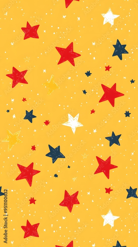 Red Stars on Yellow Background, Abstract Image, Texture, Pattern, Wallpaper, Cover and Screen for Smartphone, PC, Laptop, 9:16 and 16:9 Format Red Stars on Yellow Background, Abstract Image, Texture, Pattern, Wallpaper, Cover and Screen for Smartphone, PC, Laptop, 9:16 and 16:9 Format