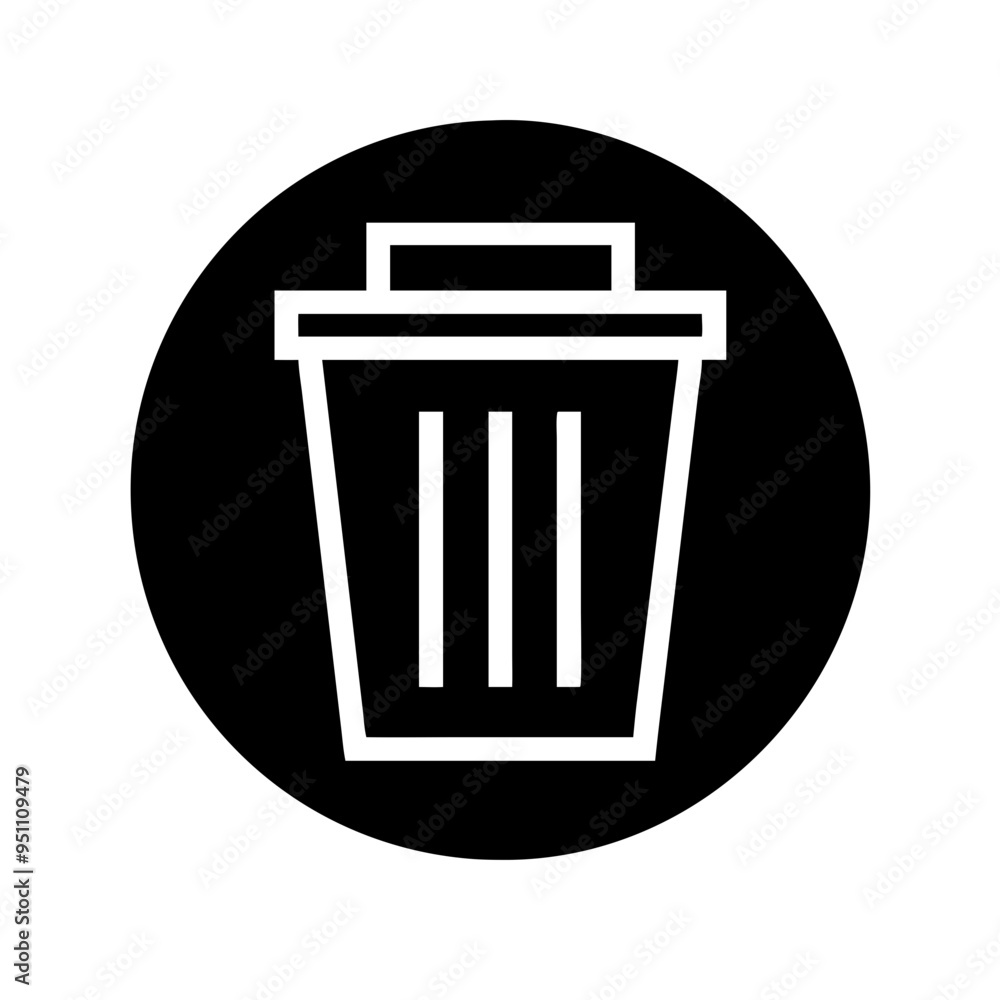 Trash Can Icon: Simple and clean trash can icon design, perfect for interface design, applications, or websites. Trash Can Icon: Simple and clean trash can icon design, perfect for interface design, applications, or websites.