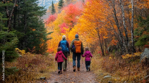 Autumn Nature Adventure: A Family's Colorful Journey Through the Forest