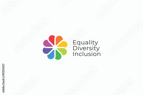 Equality Diversity Inclusion Logo Education Community Tolerance Peace World Globe