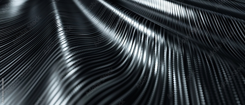 Abstract Black and White Wavy Lines Pattern Abstract Black and White Wavy Lines Pattern