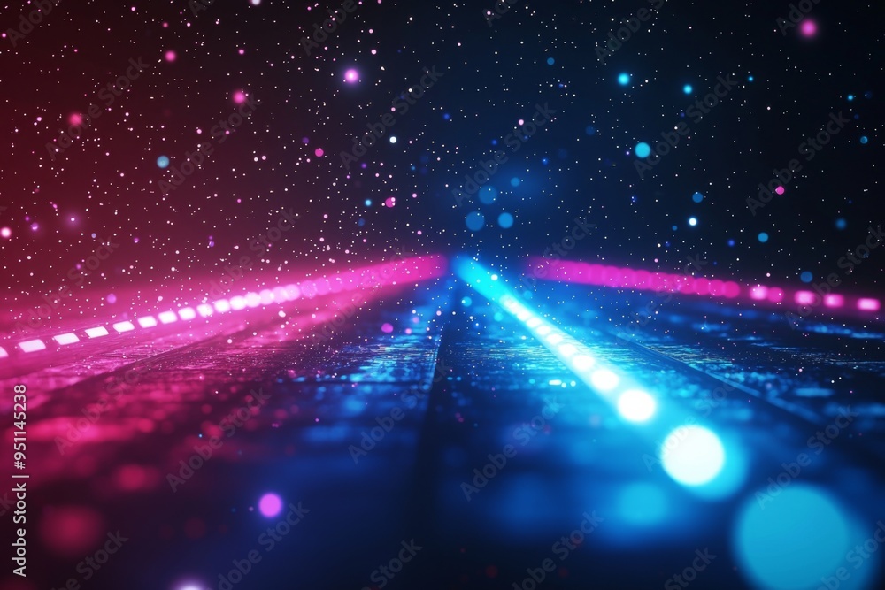 Abstract motion speed glowing effect background created with Generative AI Abstract motion speed glowing effect background created with Generative AI