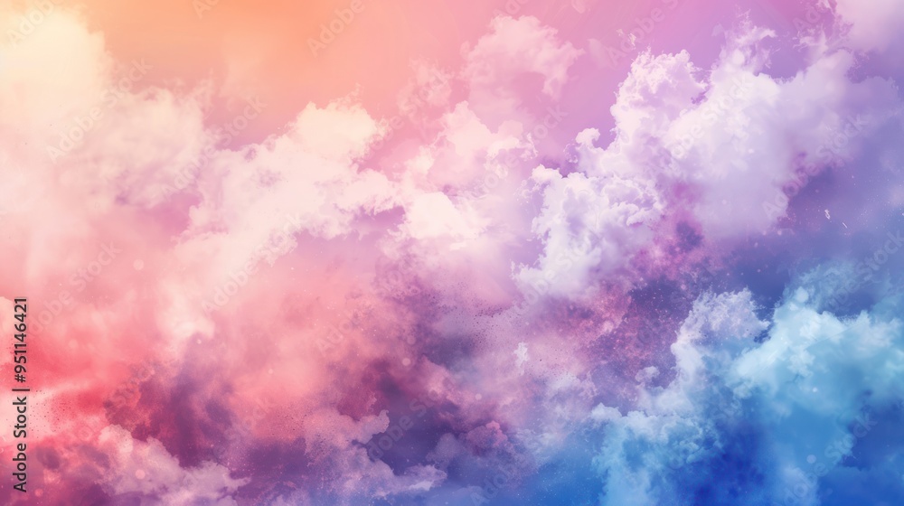 Dreamy Sky with Pastel Clouds Dreamy Sky with Pastel Clouds