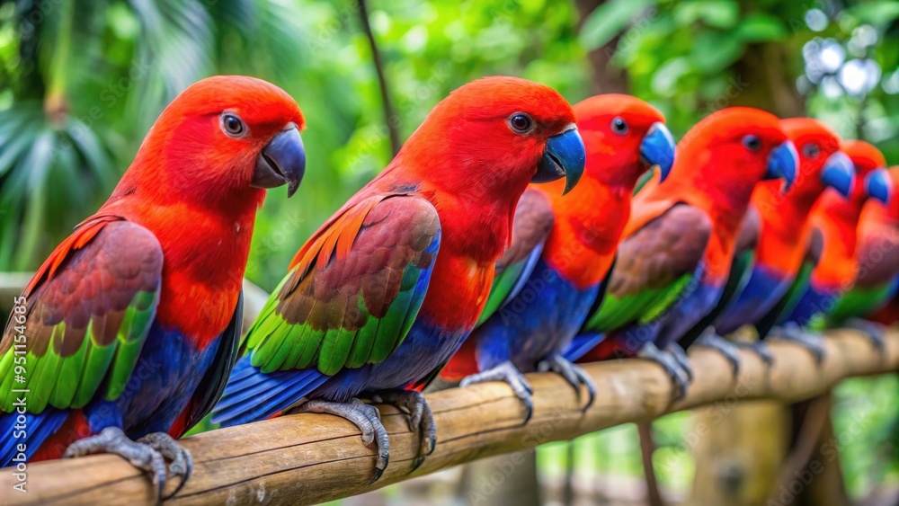 Eclectus Parrot collection at Solo Zoo Safari Park, Surakarta, Indonesia, Eclectus Parrot, collection Eclectus Parrot collection at Solo Zoo Safari Park, Surakarta, Indonesia, Eclectus Parrot, collection