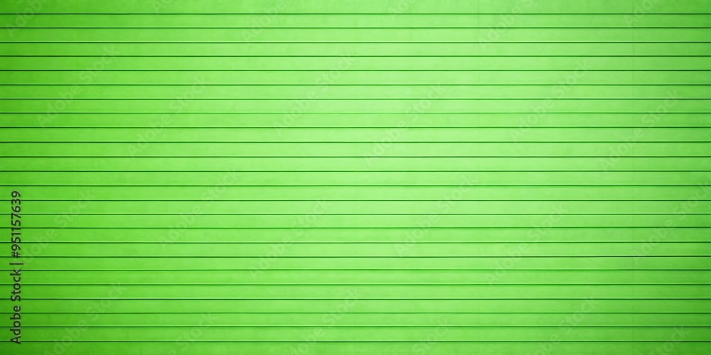 Fototapeta premium Vibrant green background with lined paper for creativity and ideas