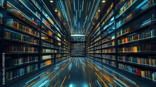 87. A tech-savvy librarian managing digital resources and electronic databases