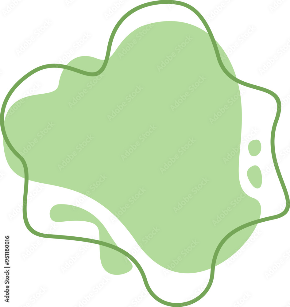 Fototapeta premium Colourful Blob Decoration Element