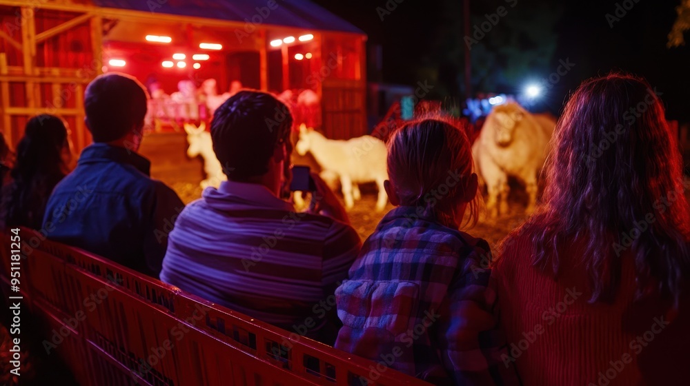 Nighttime Equestrian Adventure at the Barn Nighttime Equestrian Adventure at the Barn