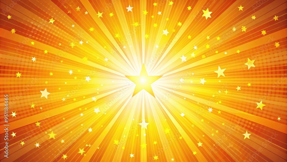 Yellow and orange abstract background with a star burst, abstract, background, bright, vibrant, colorful, design,burst Yellow and orange abstract background with a star burst, abstract, background, bright, vibrant, colorful, design,burst