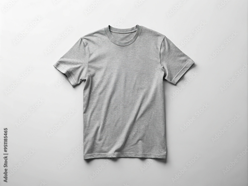 A blank, high-quality heather gray t-shirt mockup on a crisp white background, perfect for showcasing designs, logos, or text in a modern and versatile format. A blank, high-quality heather gray t-shirt mockup on a crisp white background, perfect for showcasing designs, logos, or text in a modern and versatile format.
