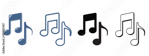 Music icon sing vector illustration
