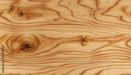 Close-up of natural wood texture with distinctive grain patterns, ideal for backgrounds, wallpapers, or design projects.