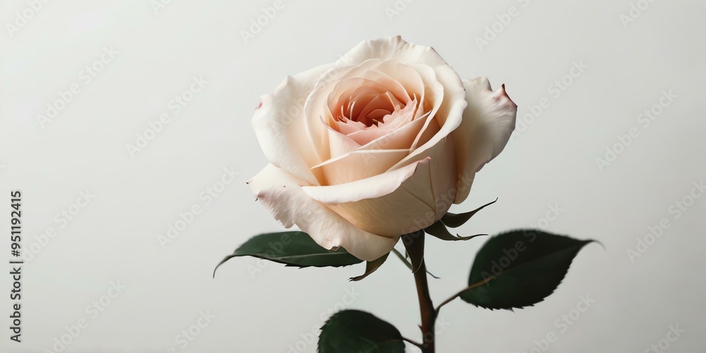 Obraz premium photo of an aesthetic white background