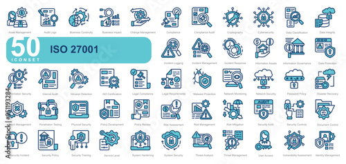 ISO 27001 iconset 