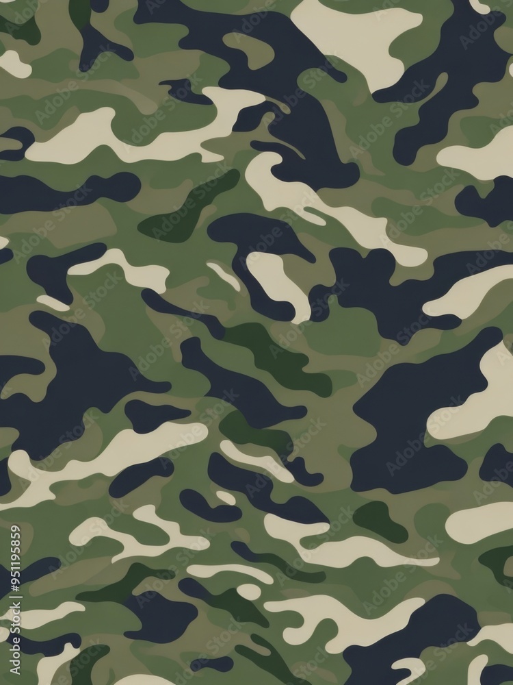 Fototapeta premium Summer camouflage, green color. Camouflage Texture (Background)