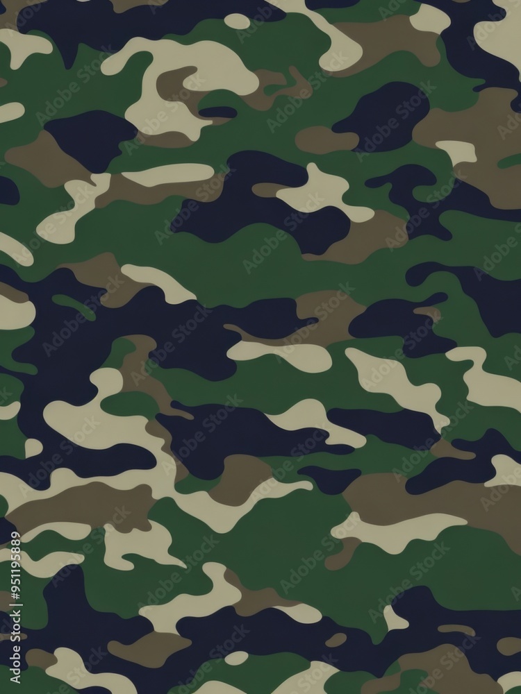 Fototapeta premium Summer camouflage, green color. Camouflage Texture (Background)