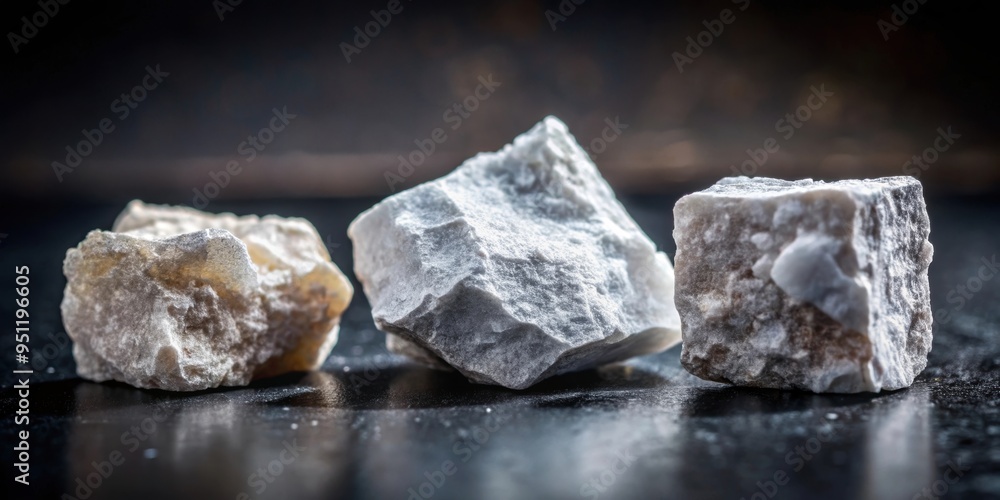 Raw lithium samples on a dark surface, symbolizing sustainable energy sources, lithium, raw, samples, dark, surface Raw lithium samples on a dark surface, symbolizing sustainable energy sources, lithium, raw, samples, dark, surface