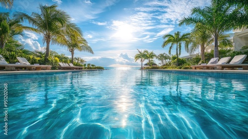 A luxurious family resort experience with elegant accommodations and activities for all ages. Plenty of copy space.