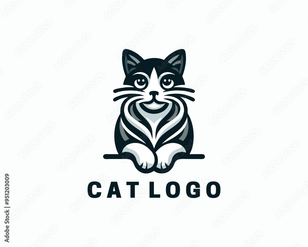 Cat logo design icon symbol vector illustration Cat logo design icon symbol vector illustration