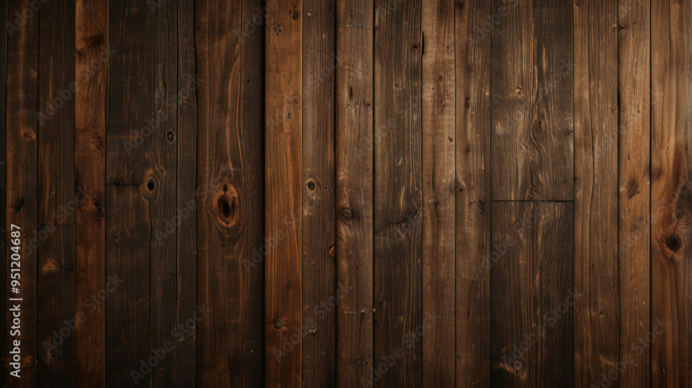 Fototapeta premium Antiguo fondo de madera con textura oscura grunge, la superficie de la antigua textura de madera marrón, paneles de madera de teca de vista superior. 