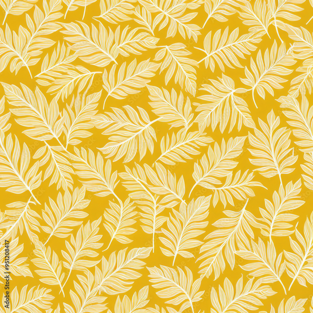 seamless pattern with yellow leaves with Generative ai
seamless pattern with yellow leaves with Generative ai