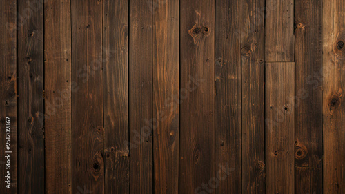 Antiguo fondo de madera con textura oscura grunge, la superficie de la antigua textura de madera marrón, paneles de madera de teca de vista superior.	 photo