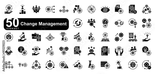 change management iconset